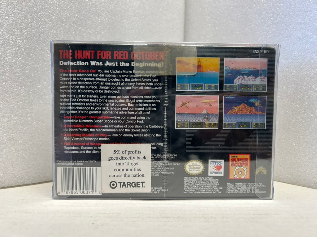 The Hunt for Red October - SNES - New (Sealed)