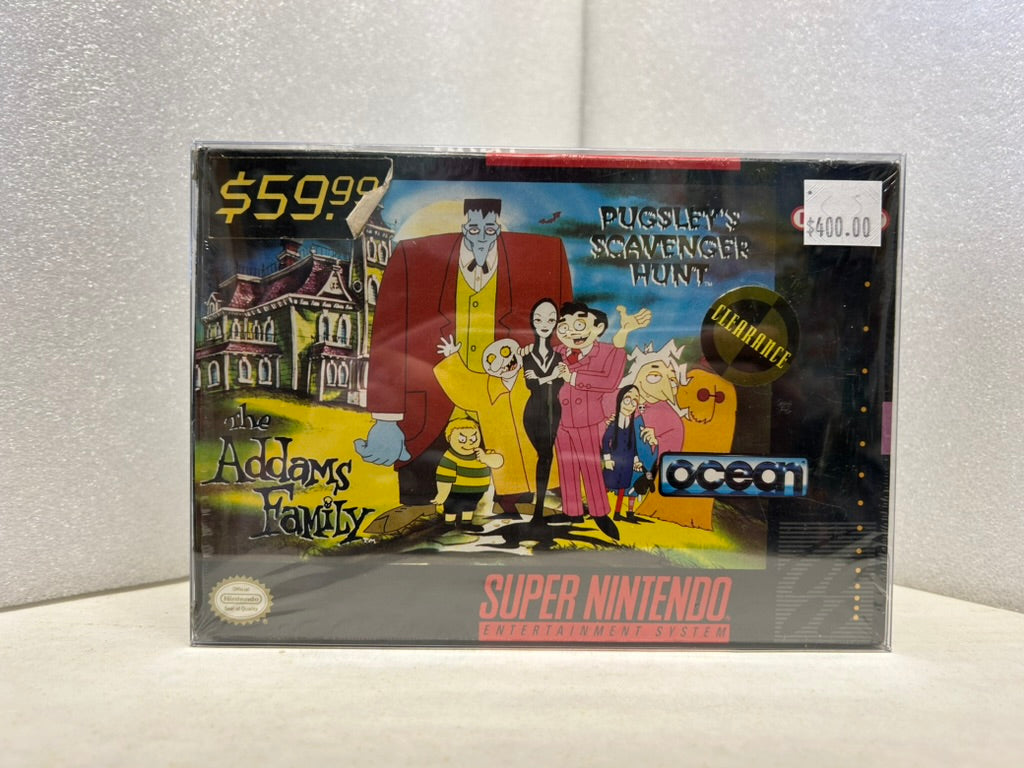 The Addams Family: Pugsley's Scavenger Hunt - SNES - New (Sealed)