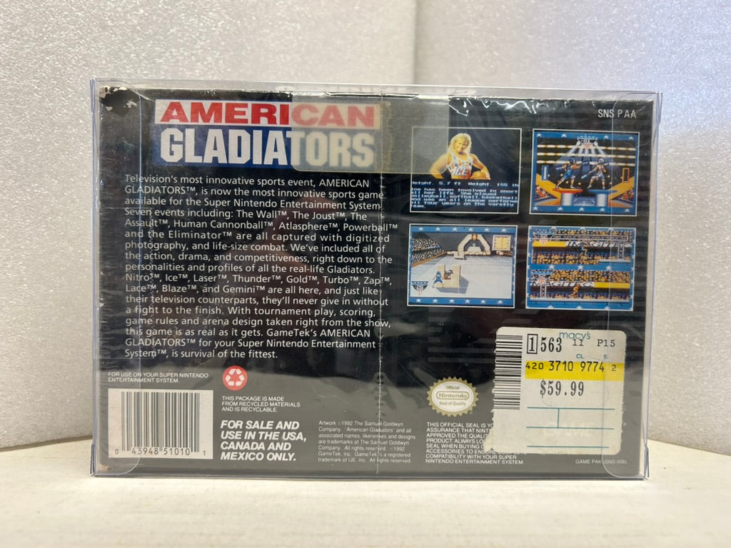 American Gladiators - SNES - New (Sealed)