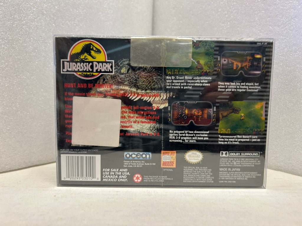 Jurassic Park - SNES - New (Sealed)
