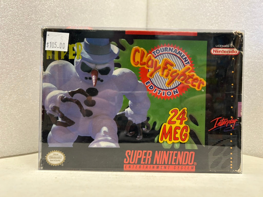 Clay Fighter: Tournament Edition - SNES - New (Sealed)