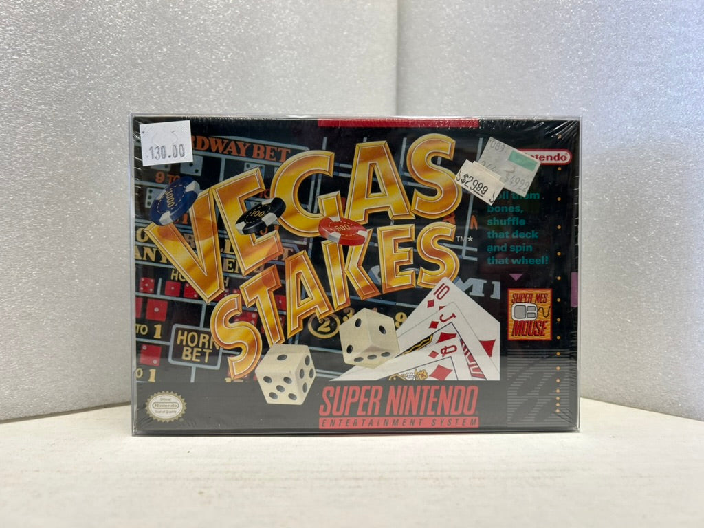 Vegas Stakes - SNES - New (Sealed)