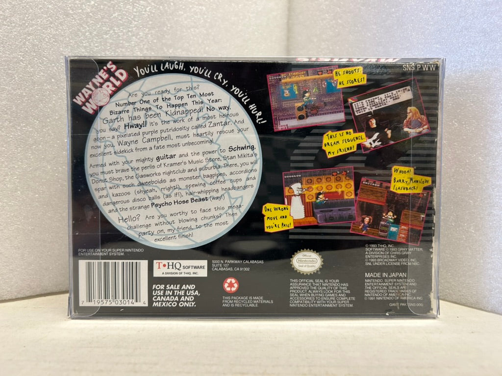 Wayne's World - SNES - New (Sealed)