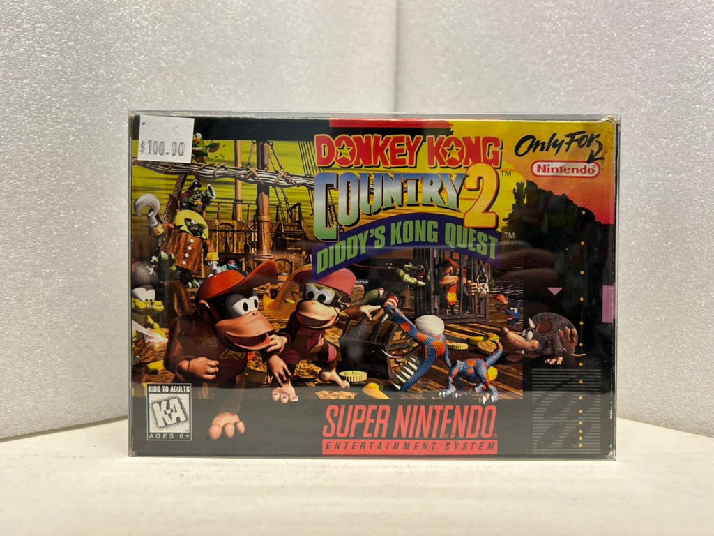 Donkey Kong Country 2: Diddy's Kong Quest - SNES - New (Sealed)