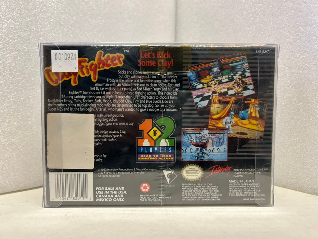 Clay Fighter - SNES - New (Sealed)