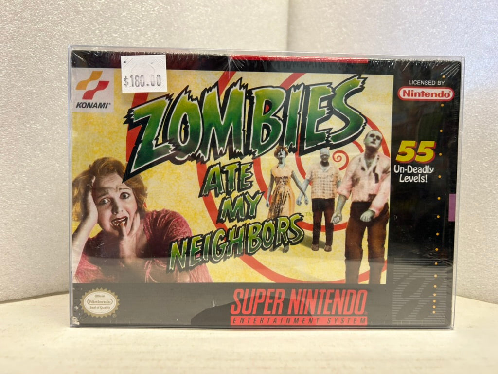 Zombies Ate My Neighbors - SNES - New (Sealed)