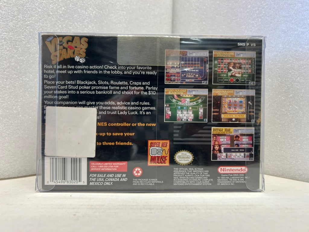 Vegas Stakes - SNES - New (Sealed)