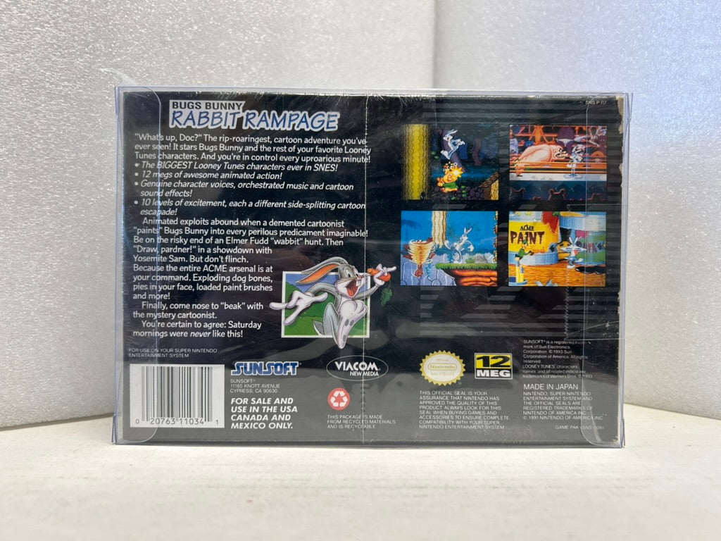 Bugs Bunny: Rabbit Rampage - SNES - New (Sealed)
