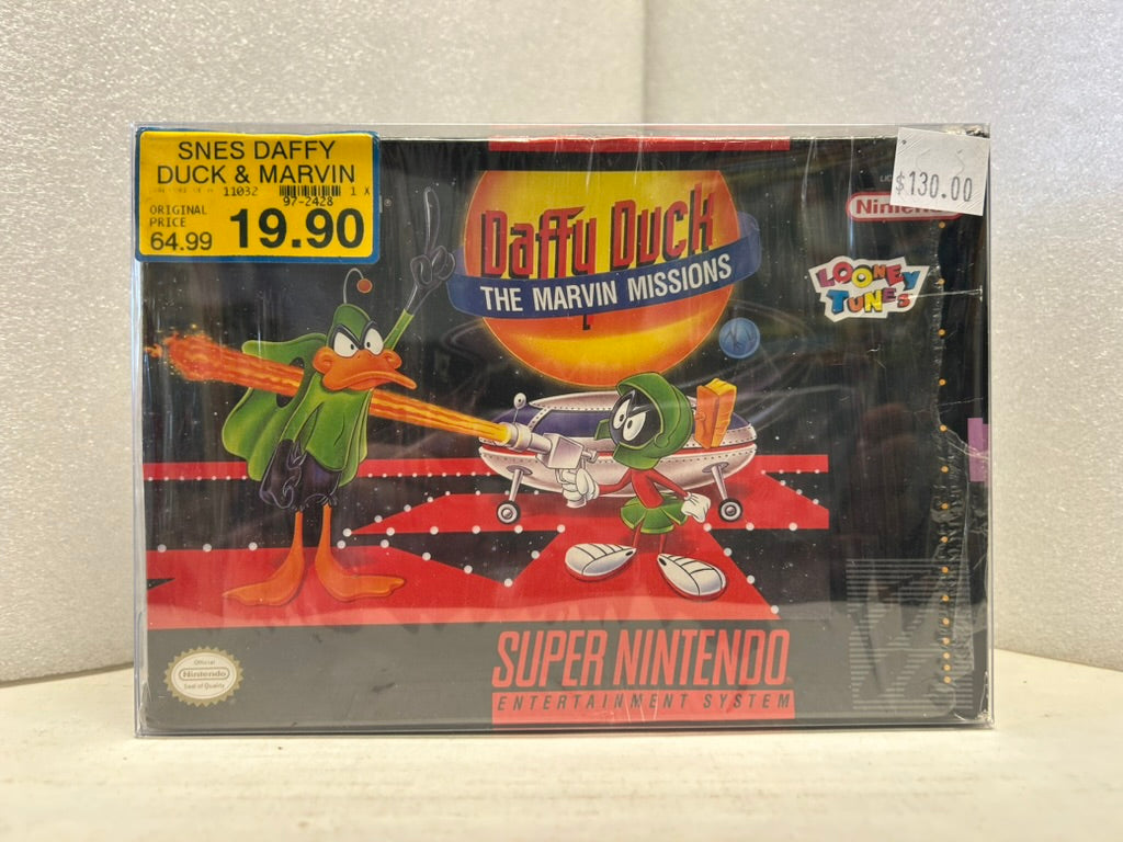 Daffy Duck: The Marvin Missions - SNES - New (Sealed)
