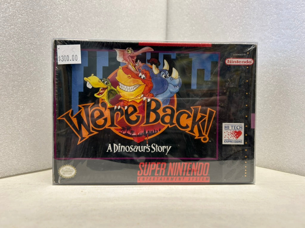 We're Back: A Dinosaur Story - SNES - New (Sealed)