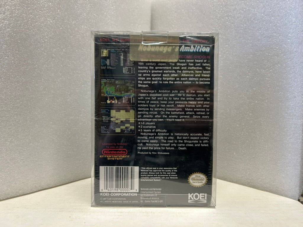 Nobunaga's Ambition - NES - New (Sealed)