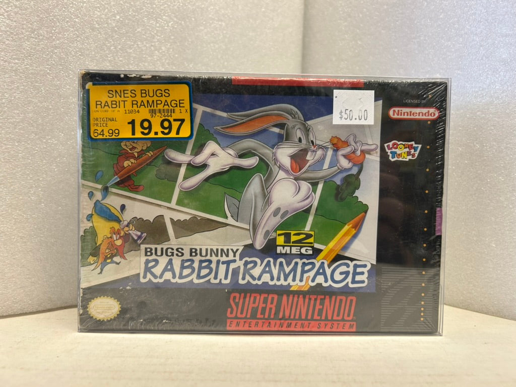 Bugs Bunny: Rabbit Rampage - SNES - New (Sealed)