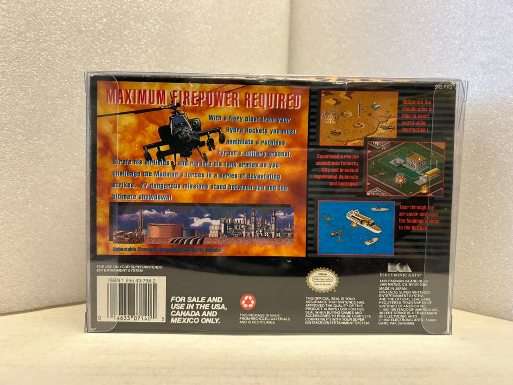 Desert Strike: Return to the Gulf - SNES - New (Sealed