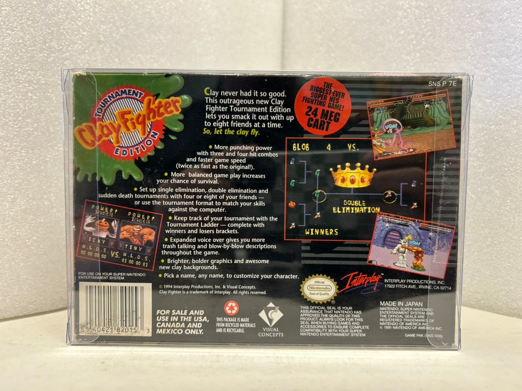 Clay Fighter: Tournament Edition - SNES - New (Sealed)