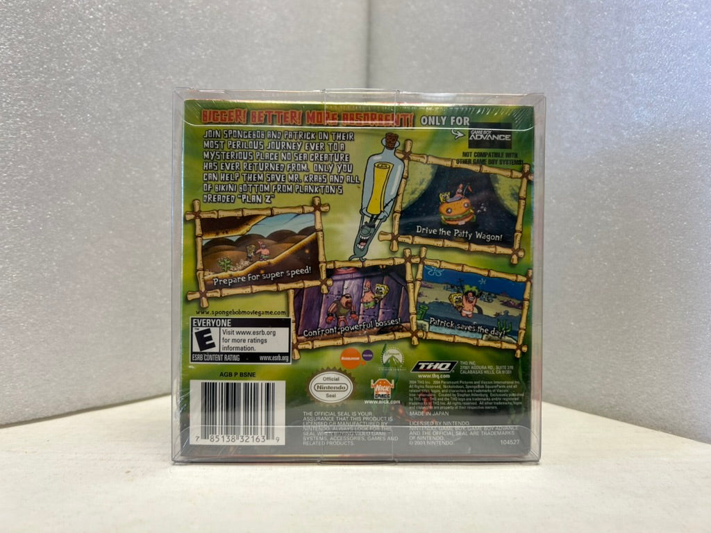 The Spongebob Squarepants Movie - GBA - New (Sealed)