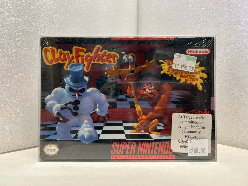 Clay Fighter - SNES - New (Sealed)