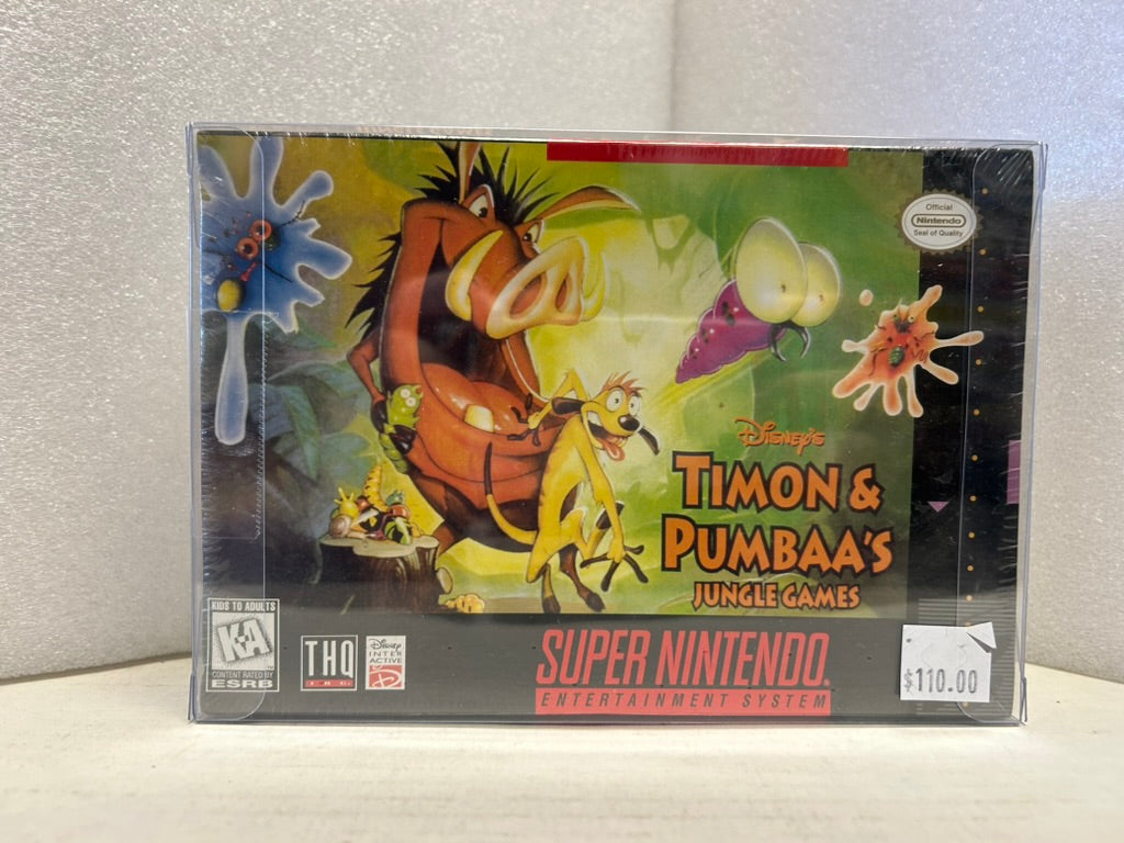 Timon & Pumbaa's Jungle Games - SNES - New (Sealed)