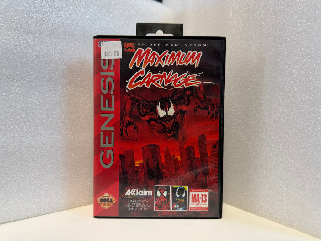 Spiderman & Venom: Maximum Carnage - Genesis - Used (Complete)