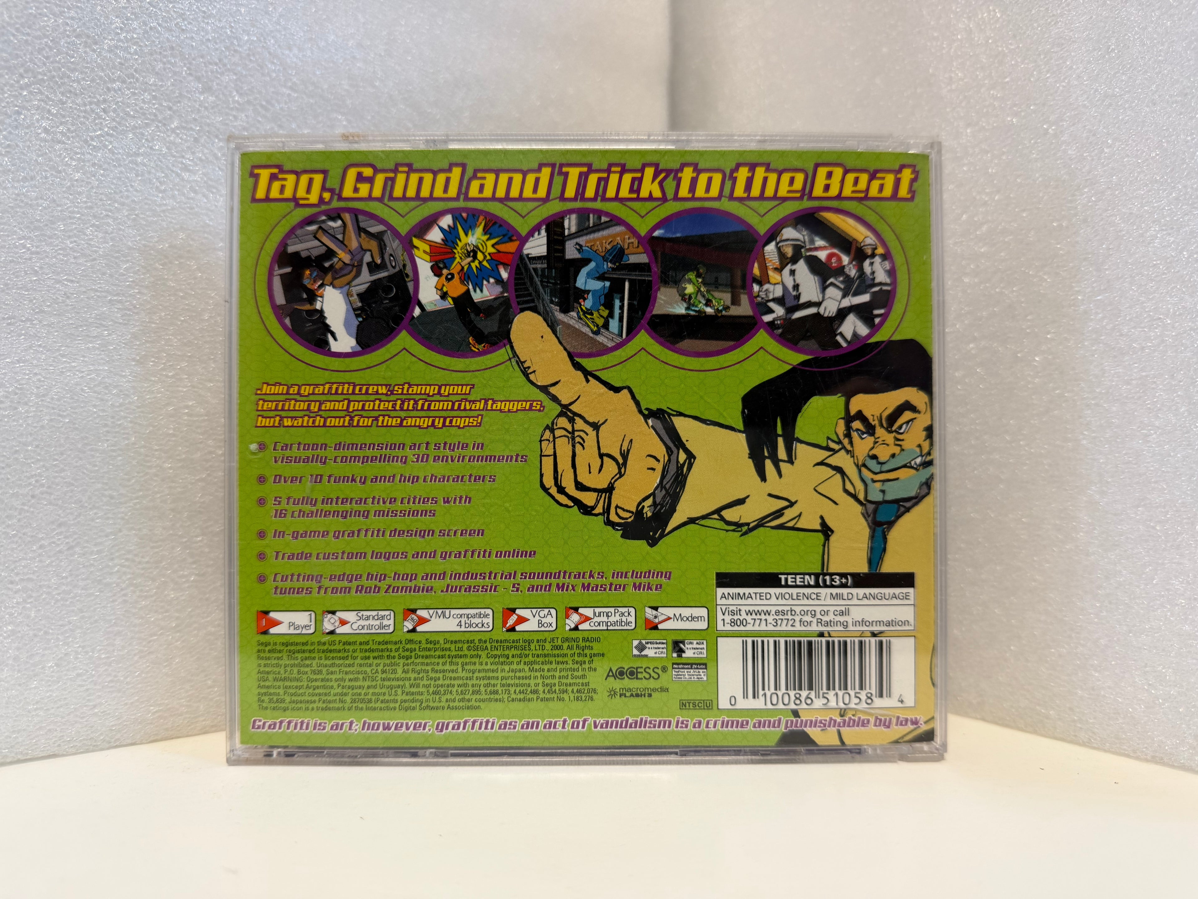 Jet Grind Radio - Dreamcast - Used (Complete)