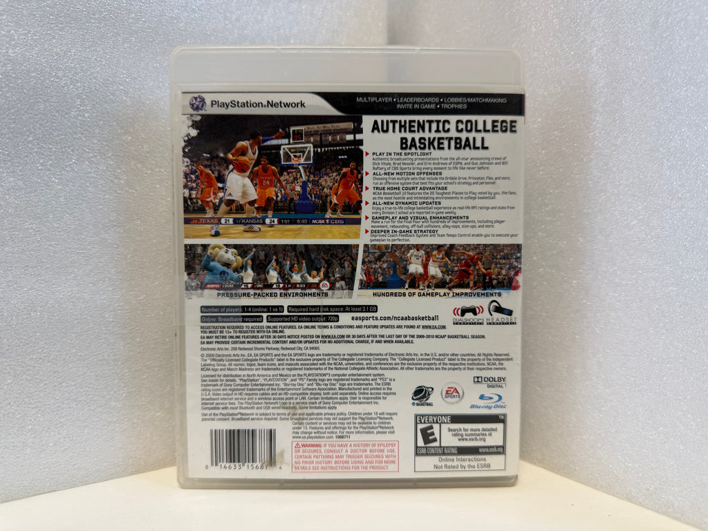 NCAA Basketball 10 - PS3 - Used