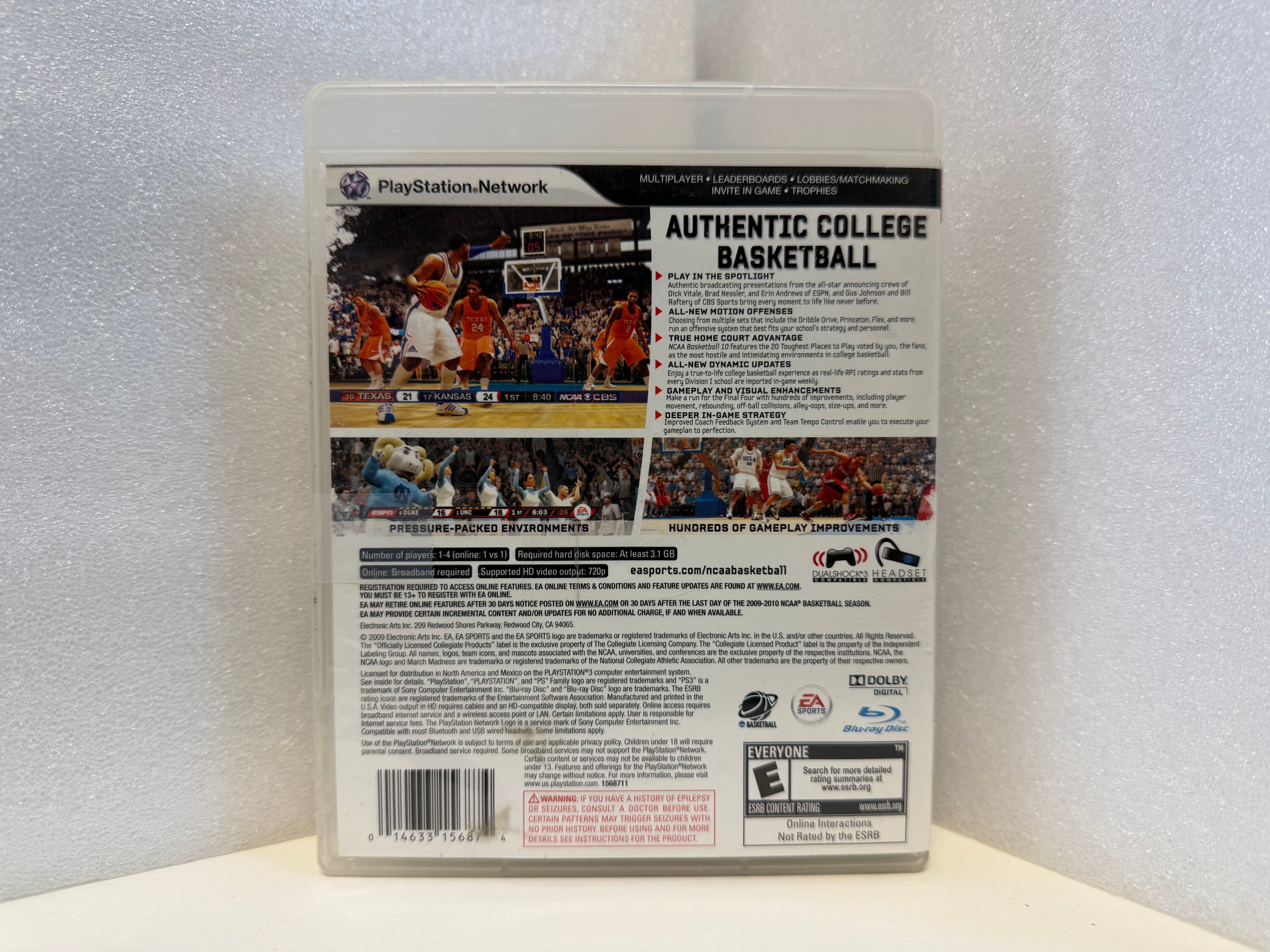 NCAA Basketball 10 - PS3 - Used