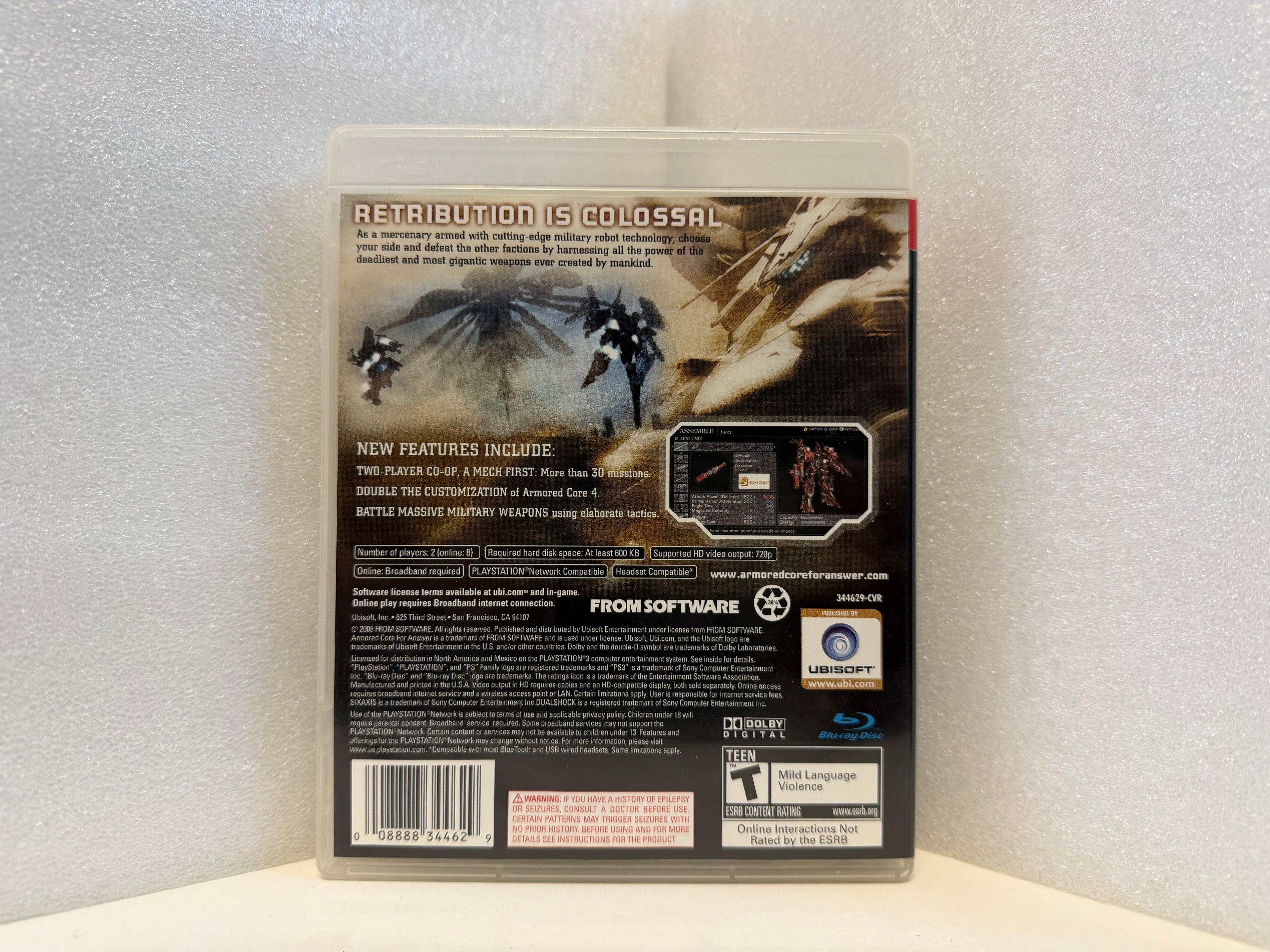 Armored Core: For Answer - PS3 - Used (Complete)