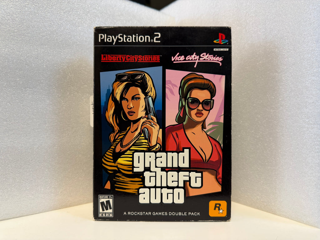 Grand Theft Auto Stories Double Pack: Liberty City Stories & Vice City Stories - PS2 - Used (Complete)