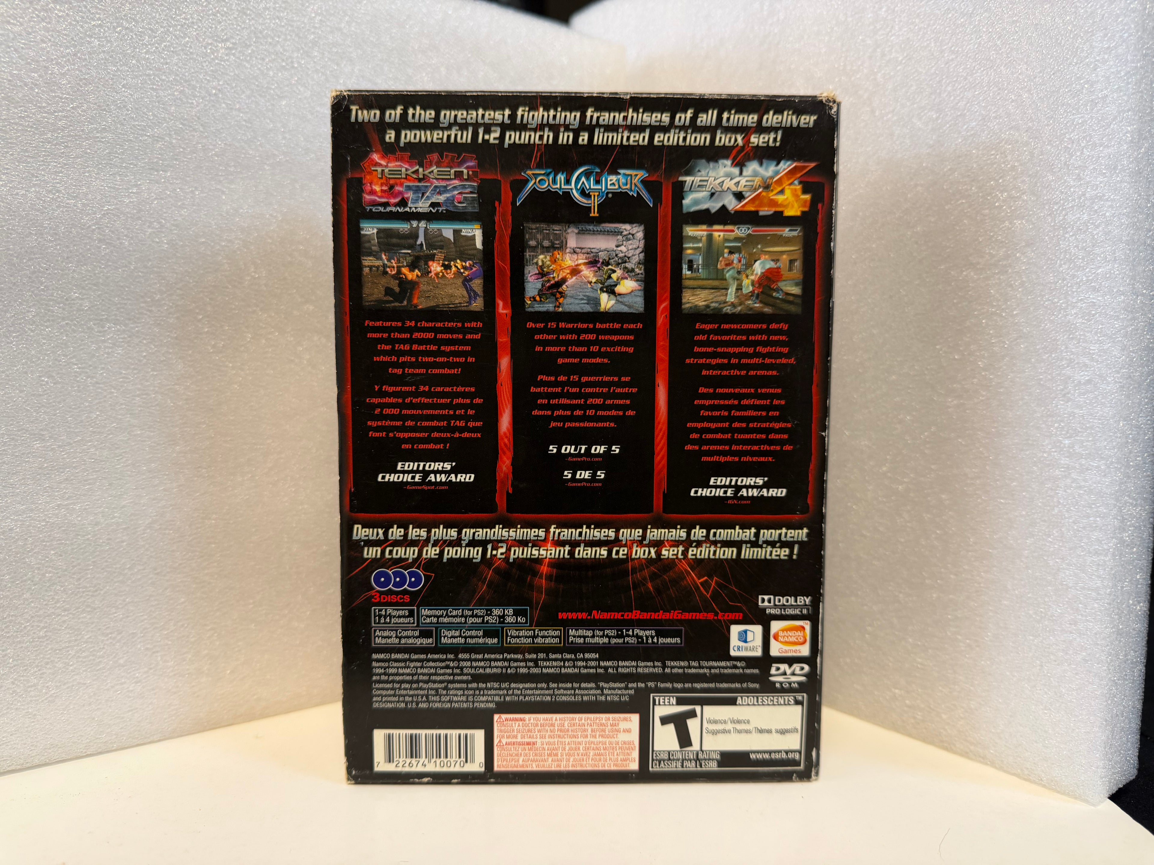 Namco Classic Fighter Collection - PS2 - Used (Complete)